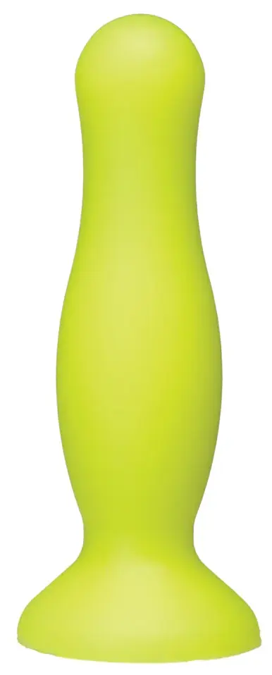American Pop Silicone Anal Plug Yellow - 10 cm