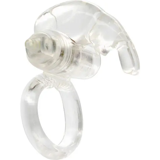ANELLO VIBRATORE IN SILICONE TRASPARENTE SEVENCREATIONS