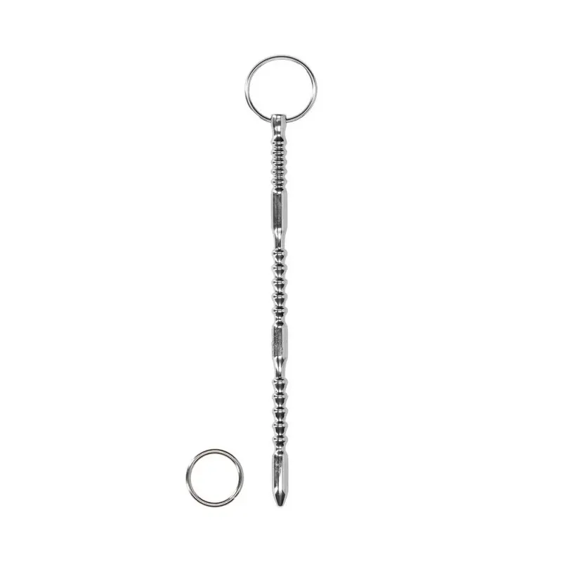 aSTAINLESS STEEL RIBBED DILATOR WITH RING - URETHRAL SOUNDING
