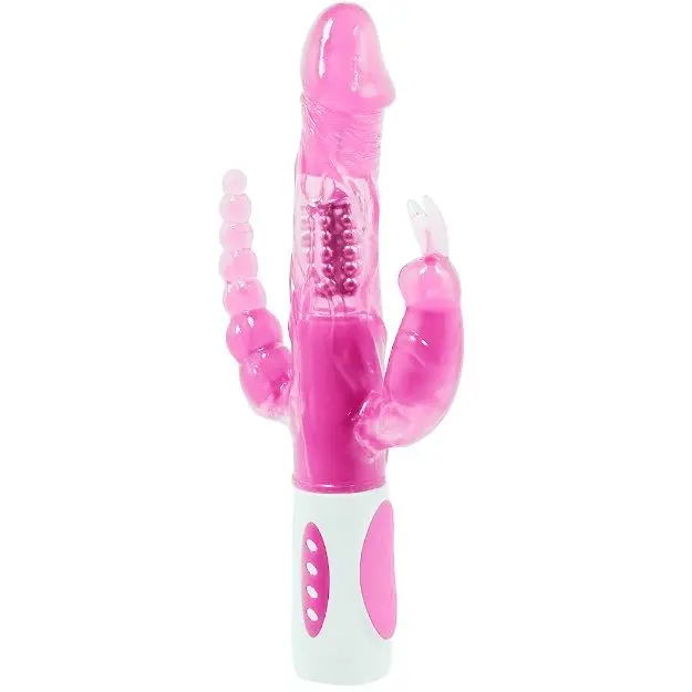 BAILE PRETTY BUNNY TRIPLE VIBRATORE RABBIT ROTANTE
