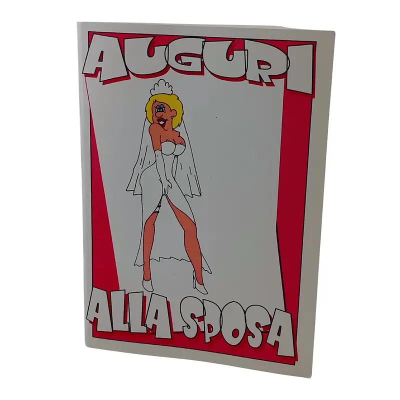 Biglietto auguri alla sposa SessoPerGioco