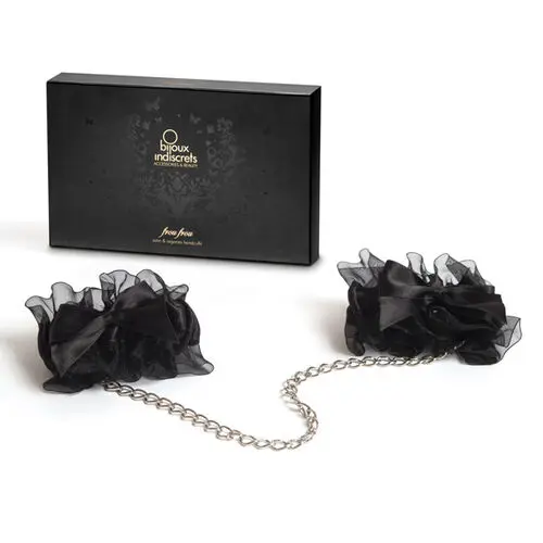 Bijoux Indiscrets Frou Frou – Manette BDSM Morbide in Raso e Organza Eleganti Regolabili