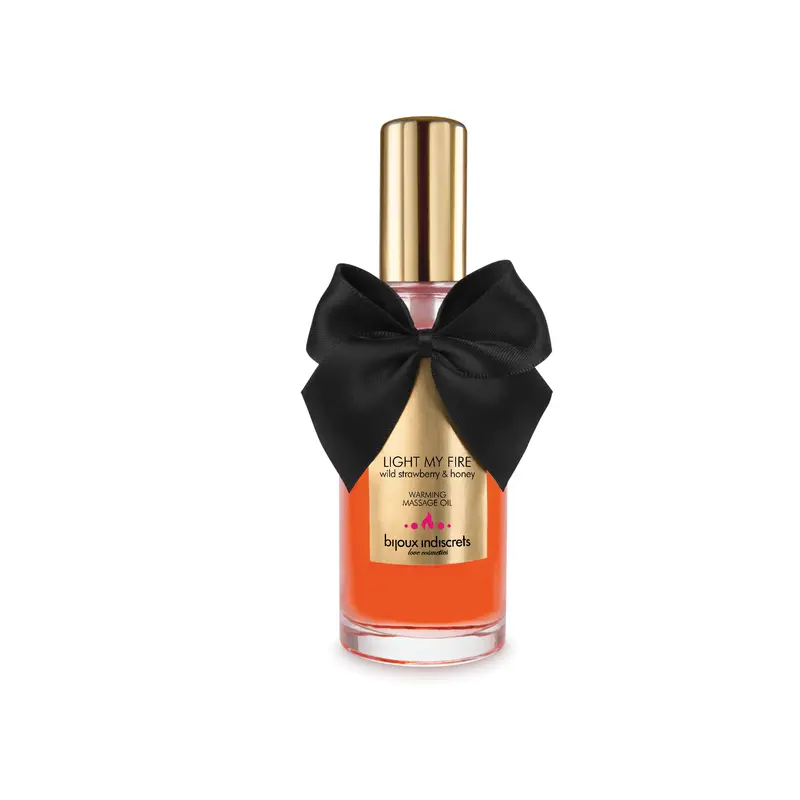 BIJOUX INDISCRETS - OLIO DA MASSAGGIO RISCALDANTE ALLA FRAGOLA