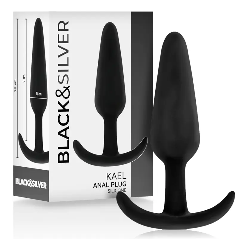 BLACK&SILVER - KAEL SILICONE LOOP ANALE TAGLIA M