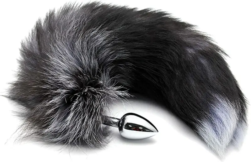 Black & White Fox Tail
