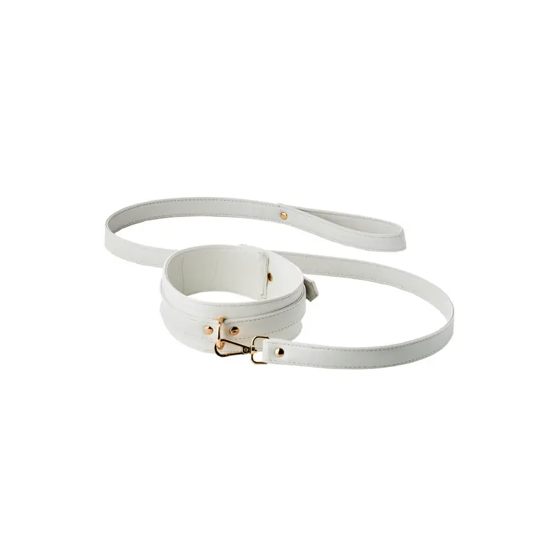BLAZE ELITE COLLAR AND LEASH WHITE