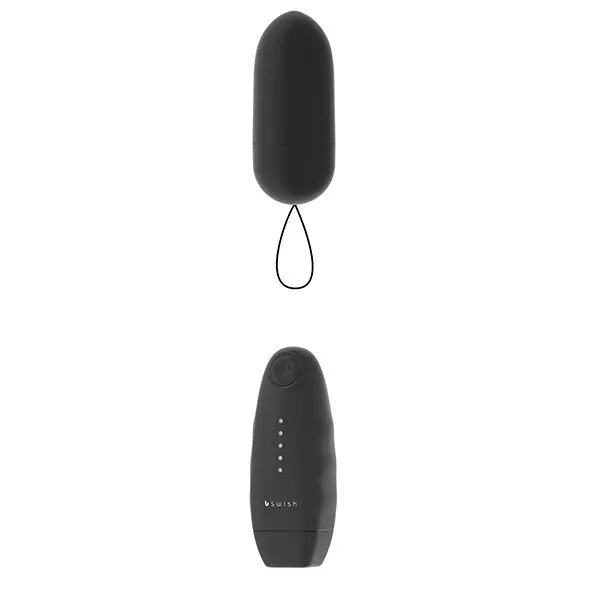 BNAUGHTY CLASSIC OVETTO VIBRANTE CON TELECOMANDO NERO