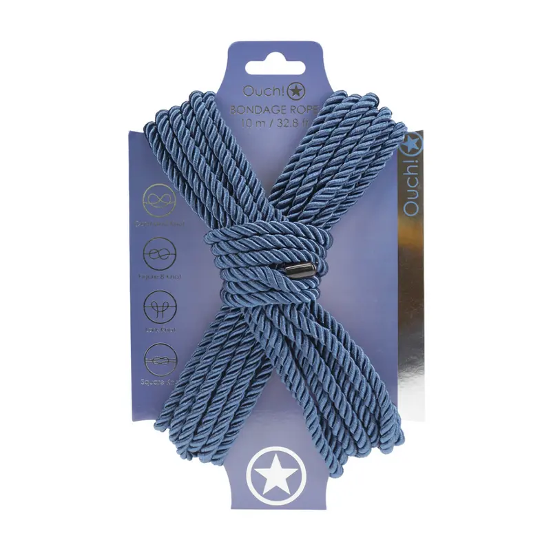 BONDAGE ROPE 10MT - BLUE NAVY