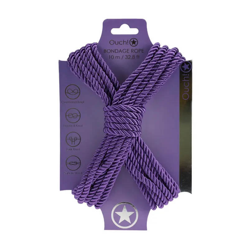 BONDAGE ROPE 10MT - PURPLE