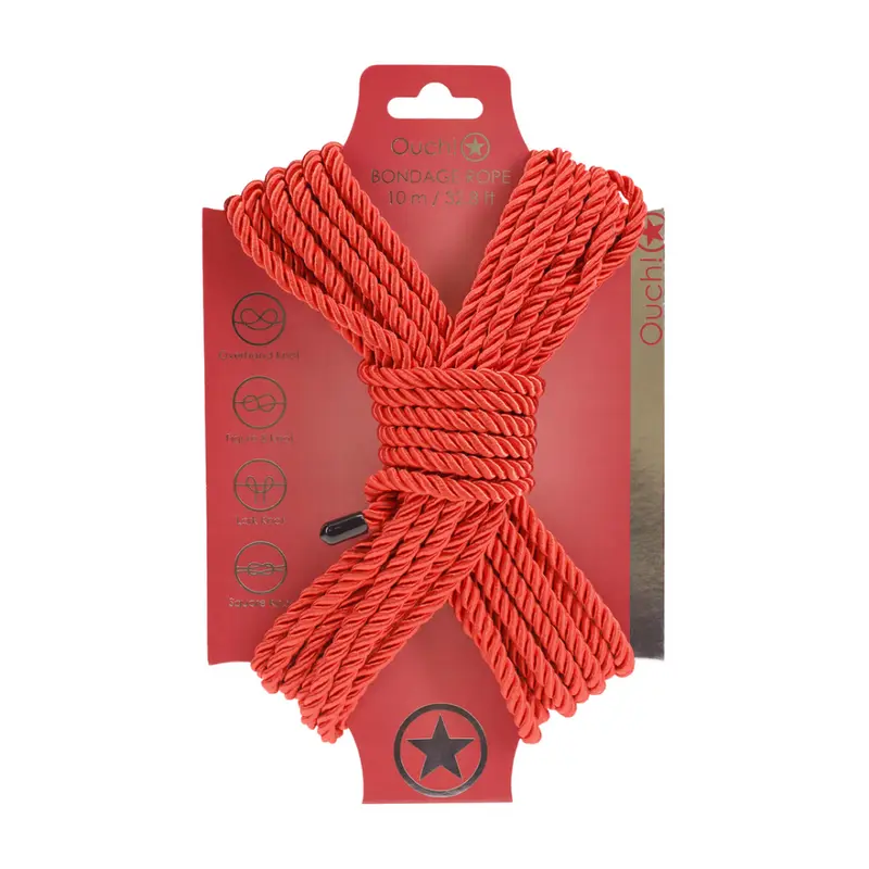 BONDAGE ROPE 10MT - RED