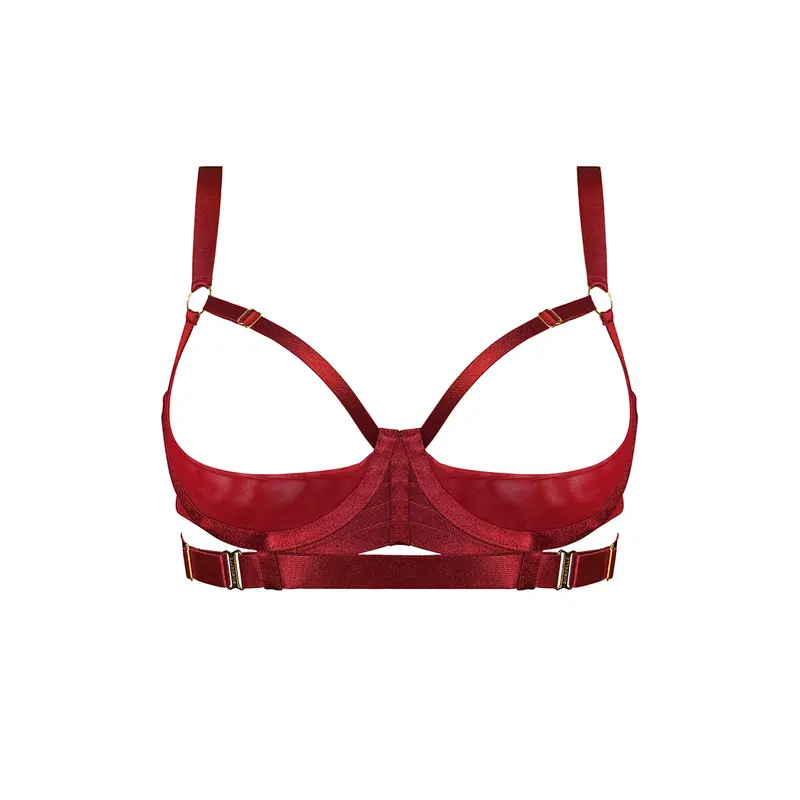 BORDELLE - REGGISENO COPPA APERTA ROSSO