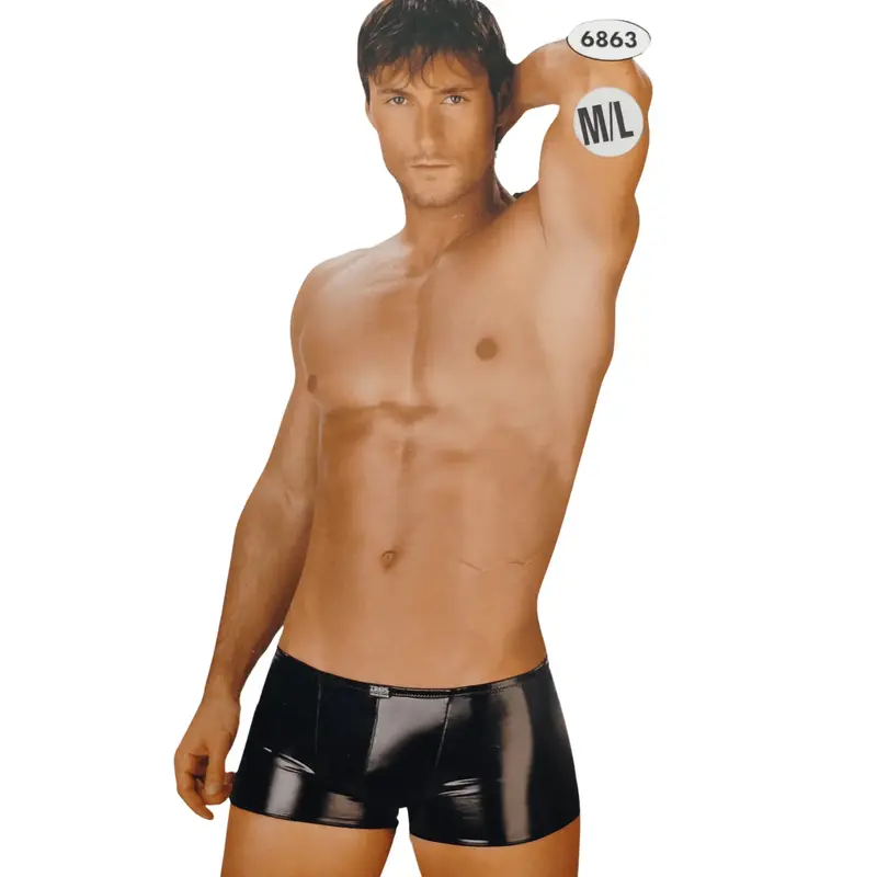 Boxer nero lucido Eros Veneziani
