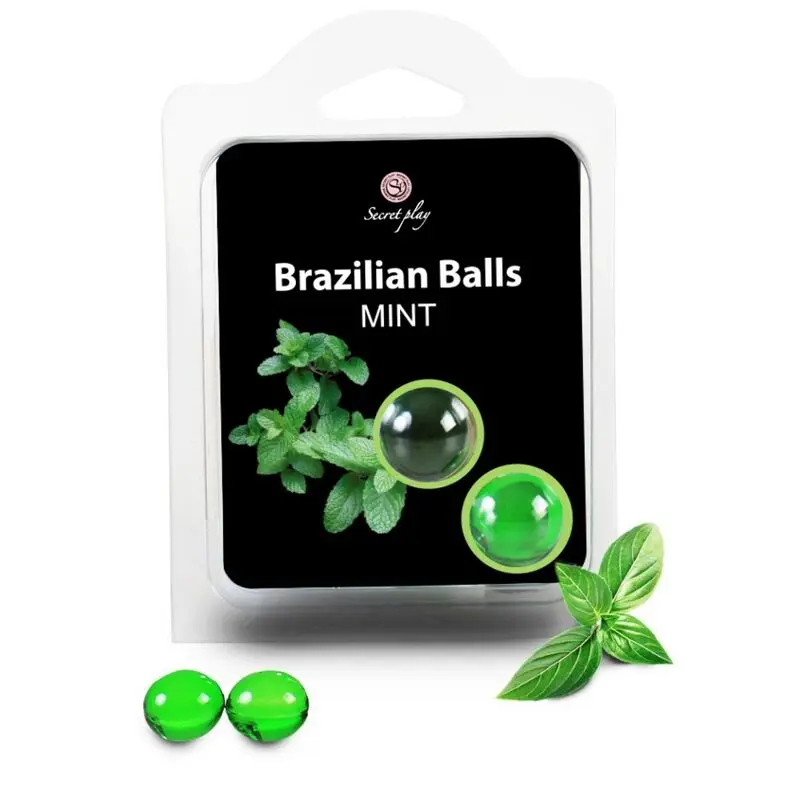 Brazilian Balls massage oil, Mint | 2 units | SECRETPLAY