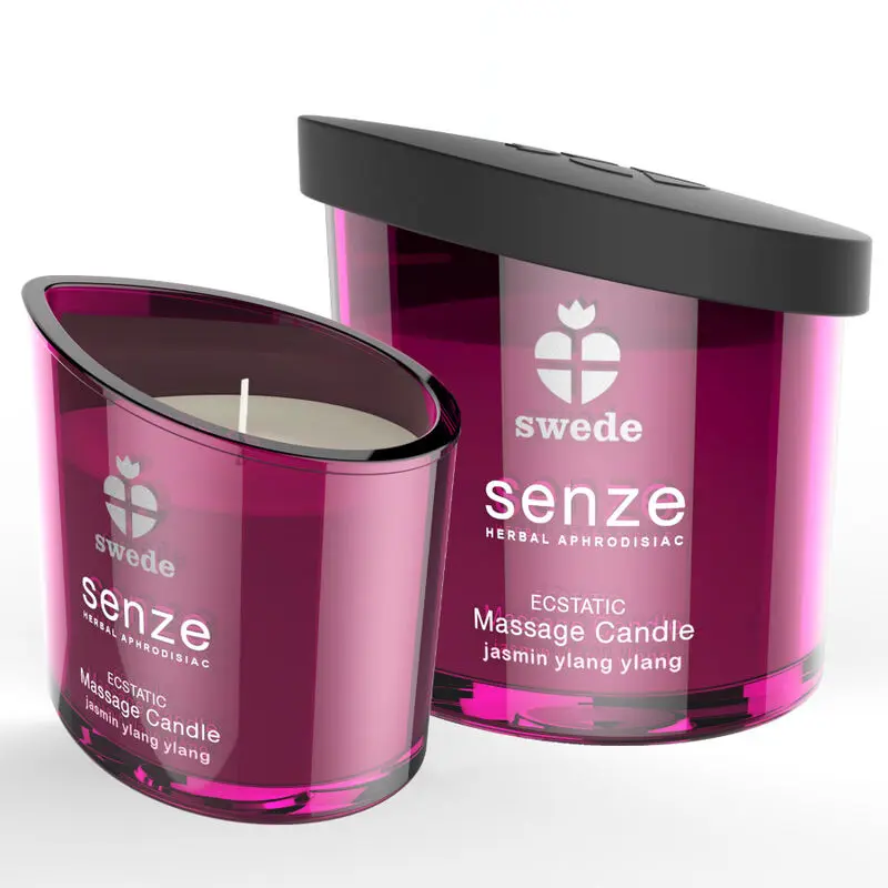 CANDELA DA MASSAGGIO ESTATICO SWEEDE SENZE - GELSOMINO, YLANG YLANG