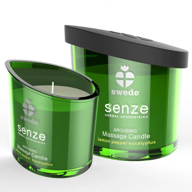 CANDELA DA MASSAGGIO SVIZZANTE SENZE SWEEDE - LIMONE, PEPE, EUCALIPTO