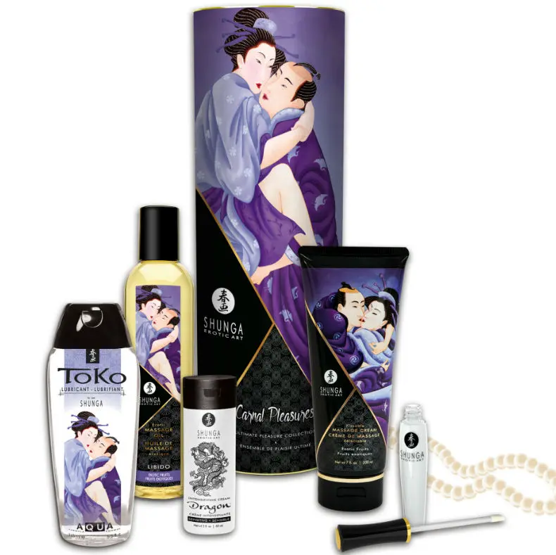 Carnal Pleasures collection kit | 6 pcs | SHUNGA