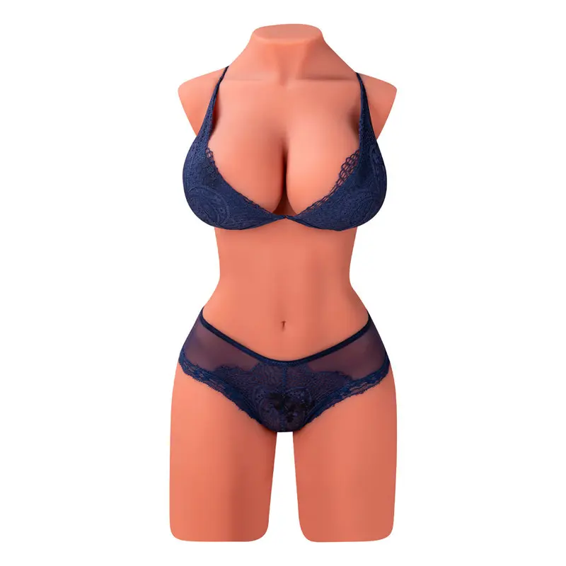 Catherine-beach top model seno grande bambola sexy del sesso a metà corpo a doppio canale