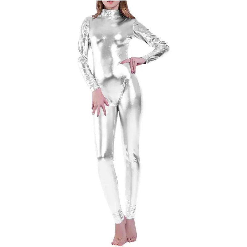 Catsuit argento Italian-Sexy