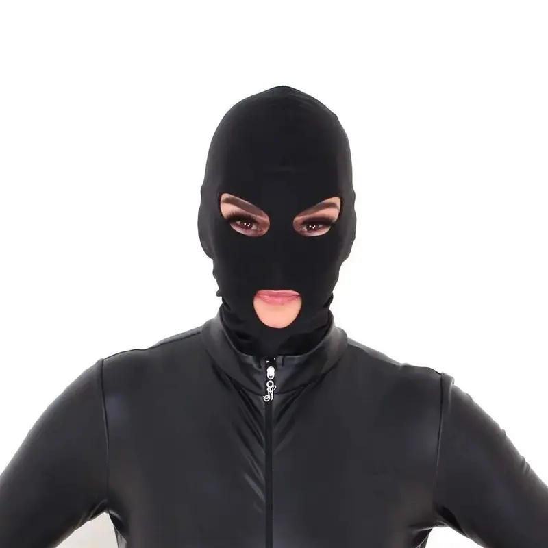 Classic Hood Occhi e Bocca Scoperti - Nero