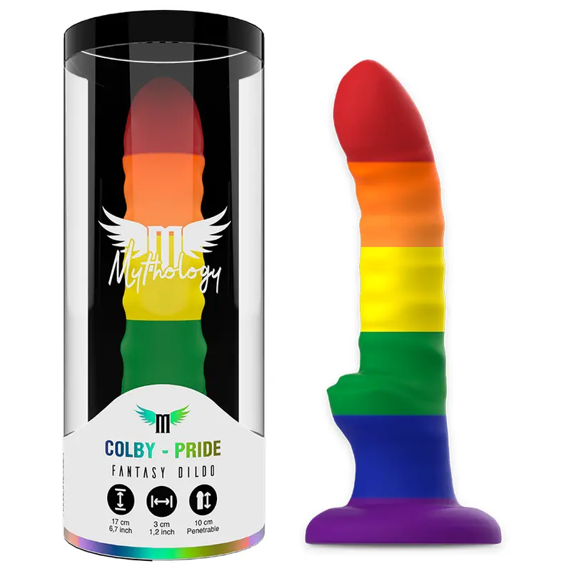 Colby Pride Fantasy Dildo 17 cm × 3 cm – MYTHOLOGY