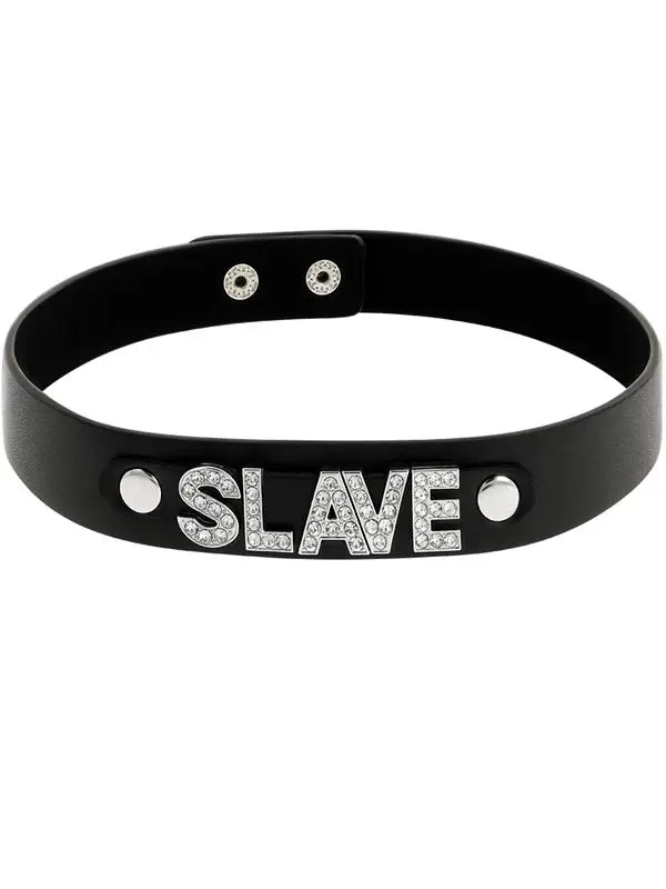 Collare Choker Slave Nero