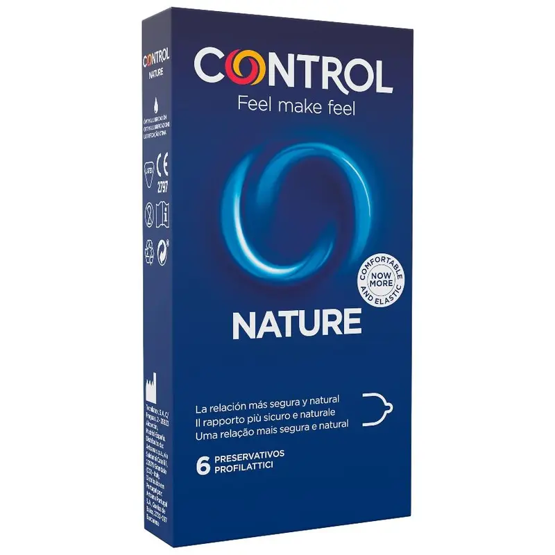 CONTROL Adapta Nature Condoms | 54 mm | 6 units