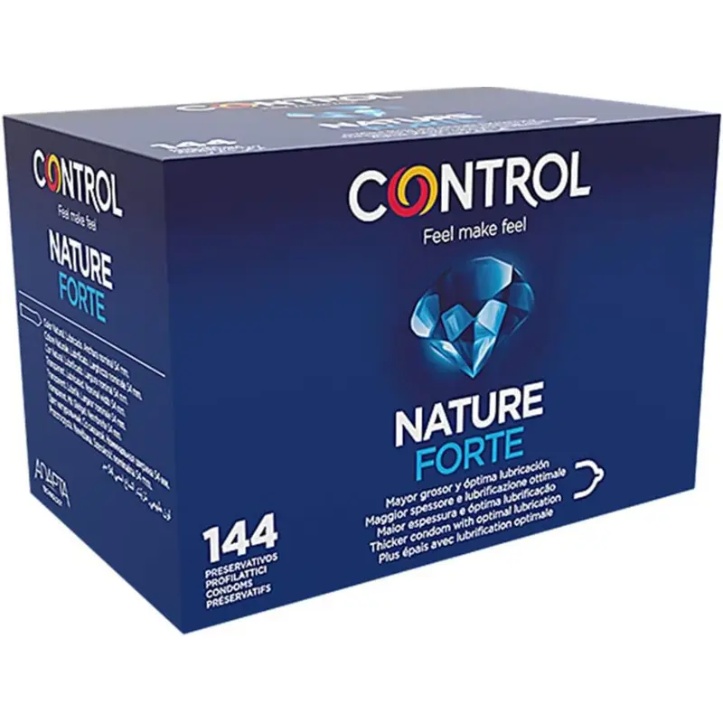 CONTROL Nature Forte Spermicidal Condoms - 54 mm - 144 Units