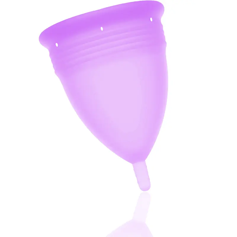 COPPA MENSTRUALE STERCUP TAGLIA S COLORE VIOLA SILICONE FDA
