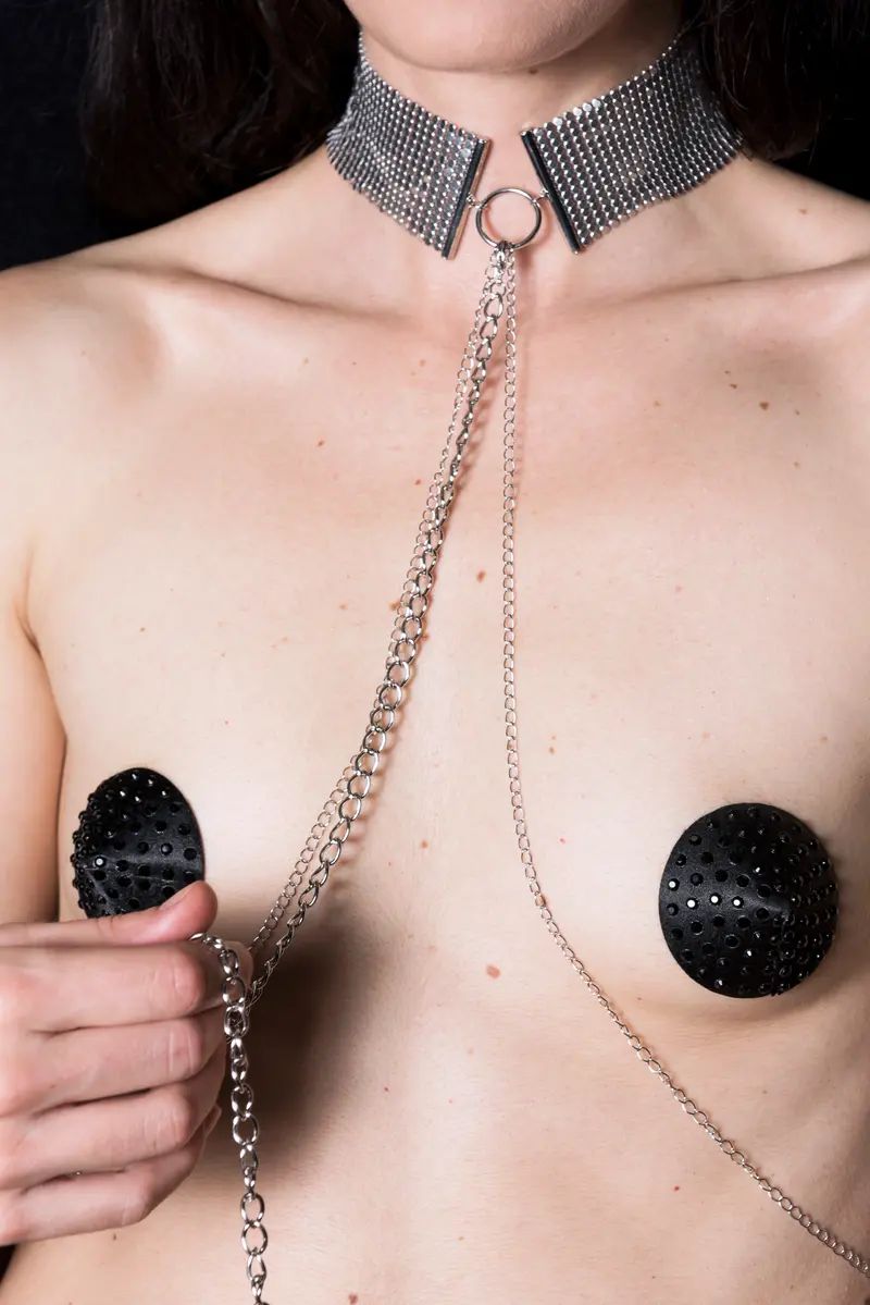 DÉSIR MÉTALLIQUE METALLIC MESH COLLAR BY BIJOUX INDISCRETS