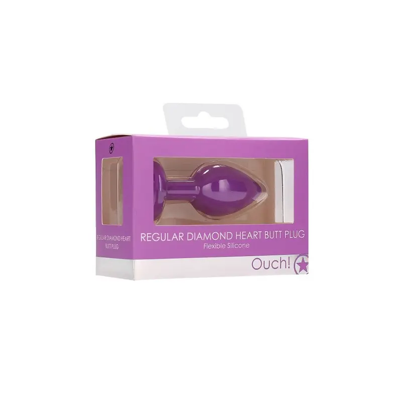 DIAMOND HEART BUTT PLUG - REGULAR