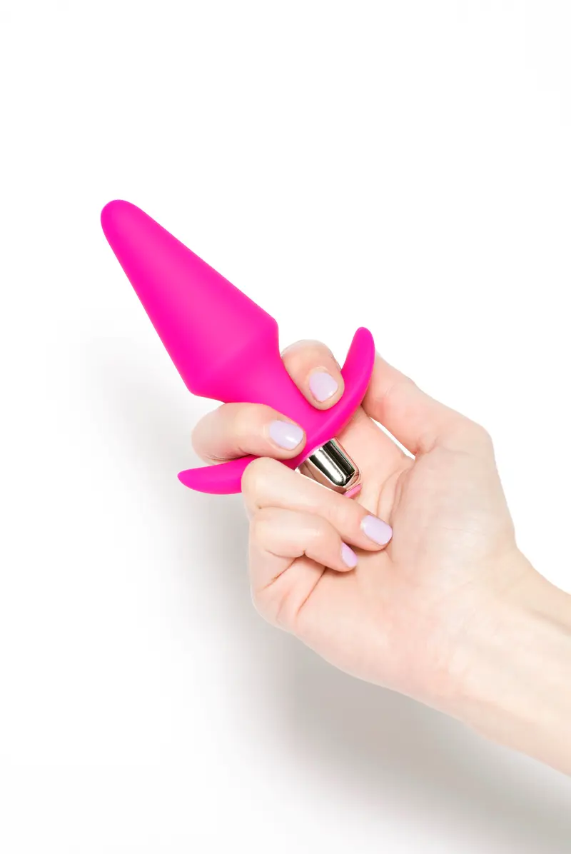 DISCOVER - VIBRATING SILICONE ANAL PLUG