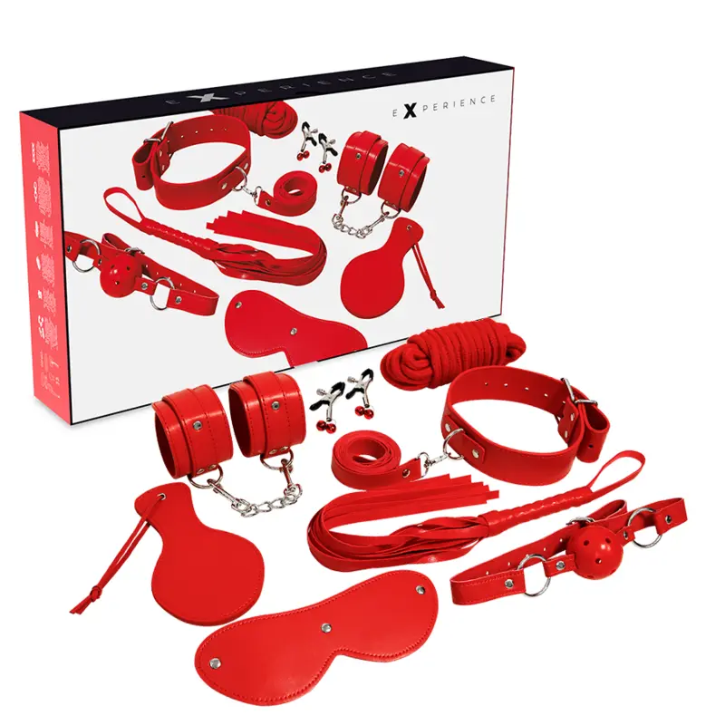 ESPERIENZA BDSM FETISH KIT SERIE ROSSA