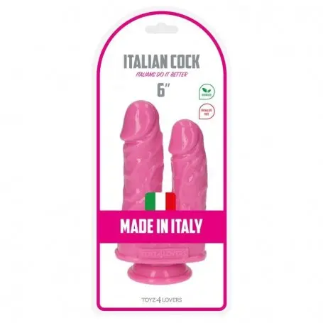Fallo doppio dildo realistico vaginale anale Italian Cock 15.5 cm