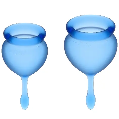 Feel Good Menstrual Cup Set Purple (15 ml + 20 ml) | Satisfyer