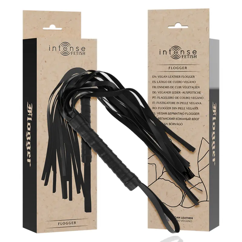FETISH INTENSO - FLOGGER IN PELLE VEGANA