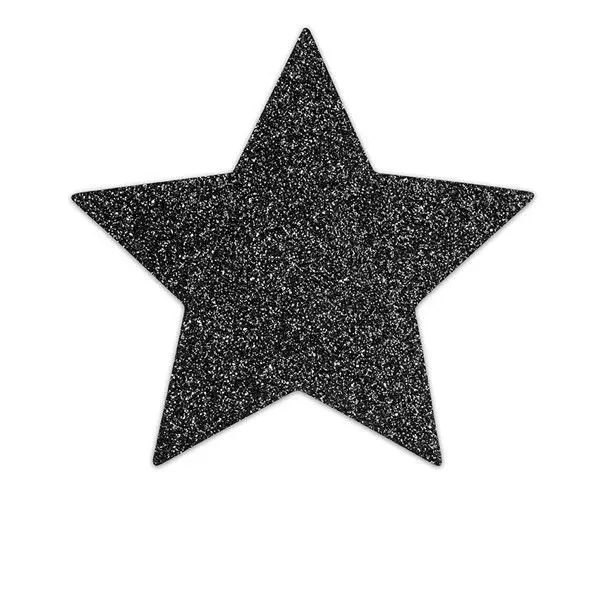 Flash Black Star Nipple Caps | BIJOUX INDISCRETS
