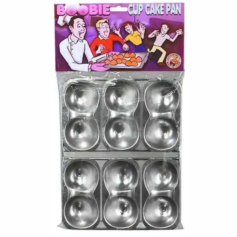 Formine per cupcake a forma di seno NMC