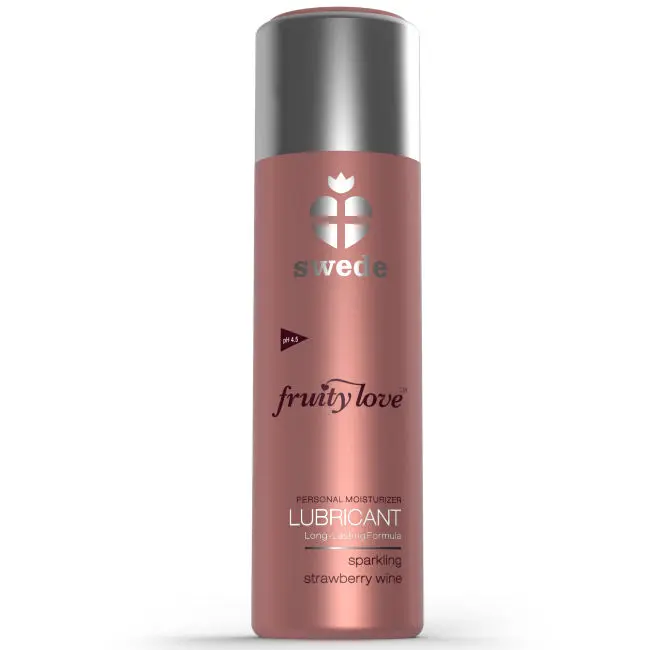 FRUITY LOVE Lubricant Sparkling Strawberry Wine | 100 ml | SWEDE