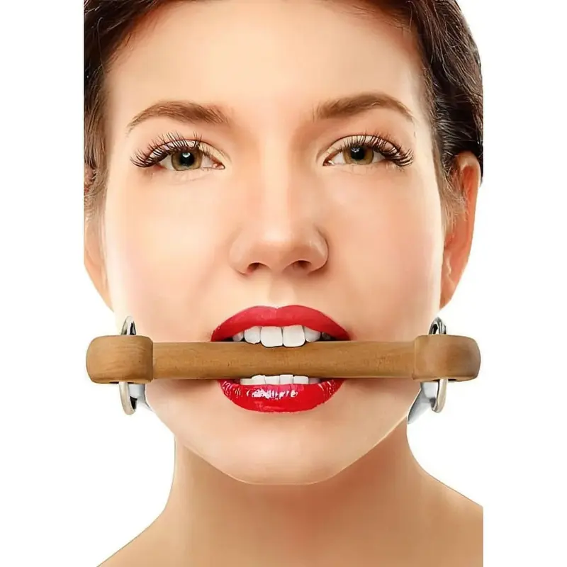Gag Ouch! con mordente in legno