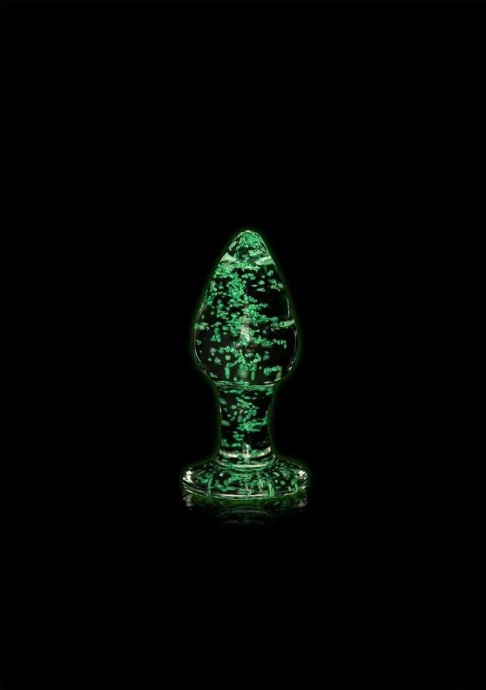 Glass Butt Plug Glow in the Dark
