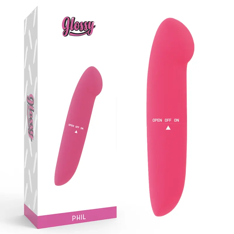 GLOSSY PHIL VIBRATORE ROSA