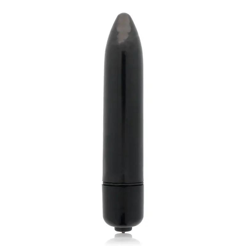 GLOSSY VIBRATORE SOTTILE NERO