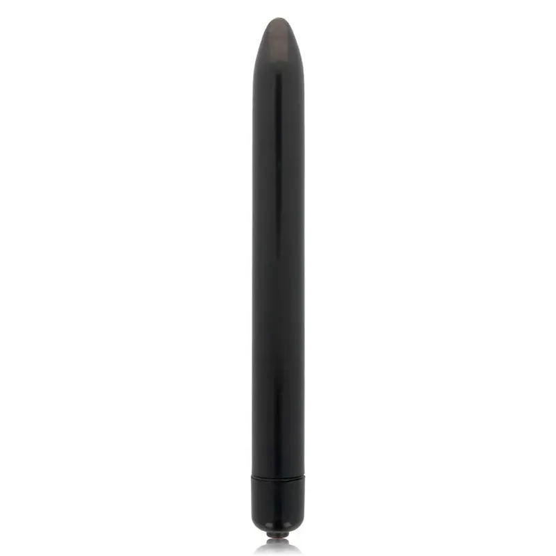 GLOSSY VIBRATORE SOTTILE NERO