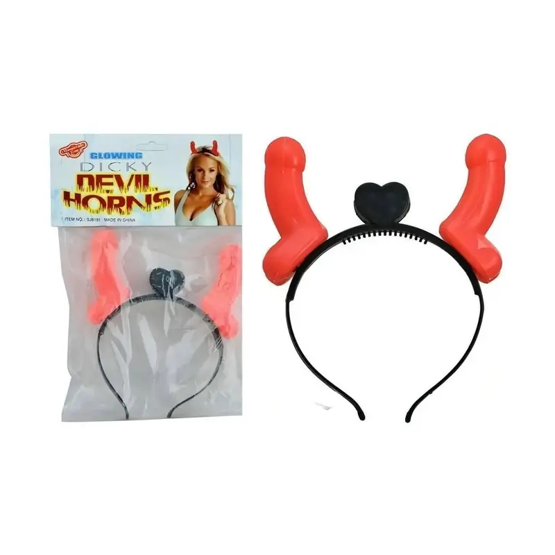 Glowing Dicky Devil Horns