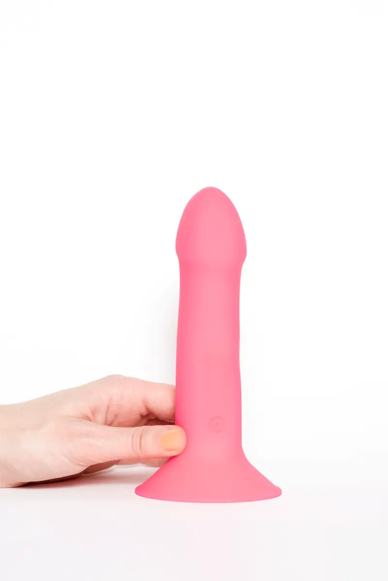 HITSENS 2 VIBE - DUAL DENSITY VIBRATING SILICONE DILDO