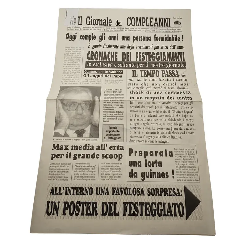 Il Giornale dei Compleanni SessoPerGioco