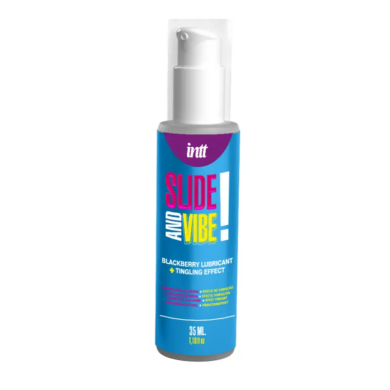 INTT - SLIDE AND VIBE BLACKBERRY LUBRICANT + TINGLING EFFECT 35ML