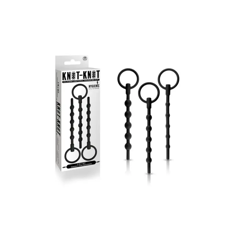 KNOT KNOT HYGIENIC SILICONE URETHRAL SOUNDING BEADS KIT