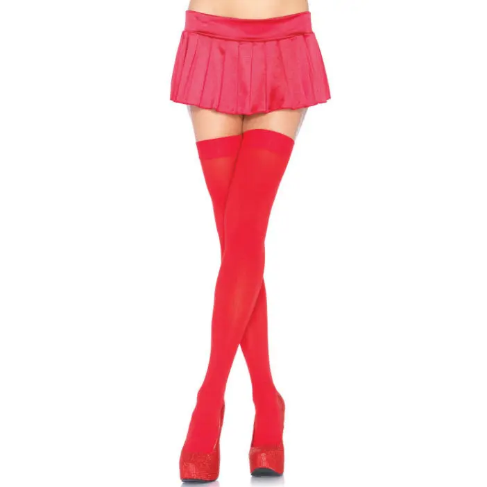 LEG AVENUE COSCIALE IN NYLON ROSSO