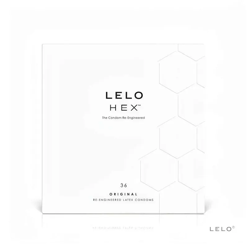 LELO Hex Natural - Confezione da 36 profilattici